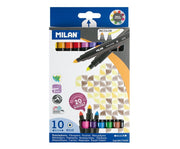 Milan Bicolor Felt Tip Pens (Pack of 10)