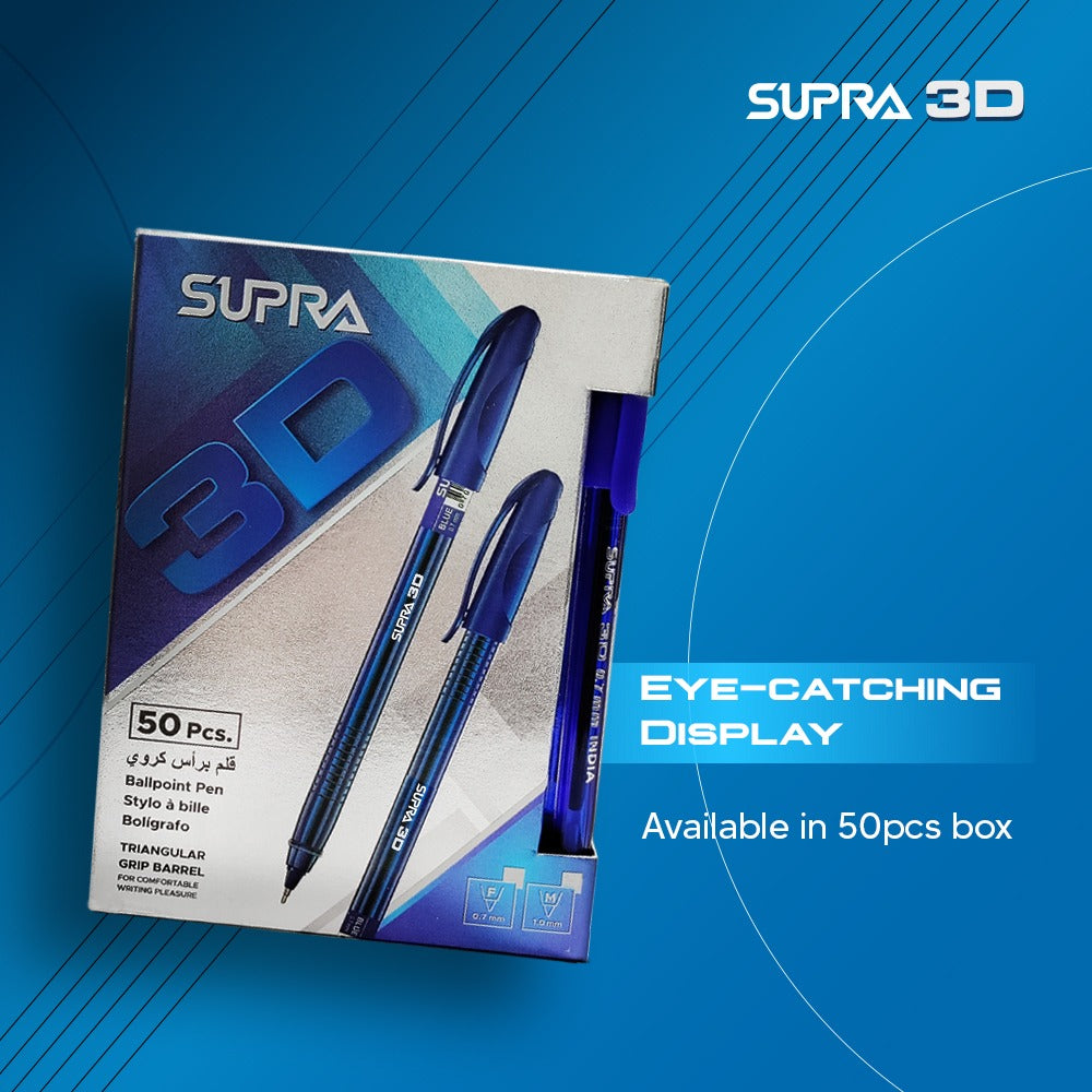 Supra 3D Blue Pen Box