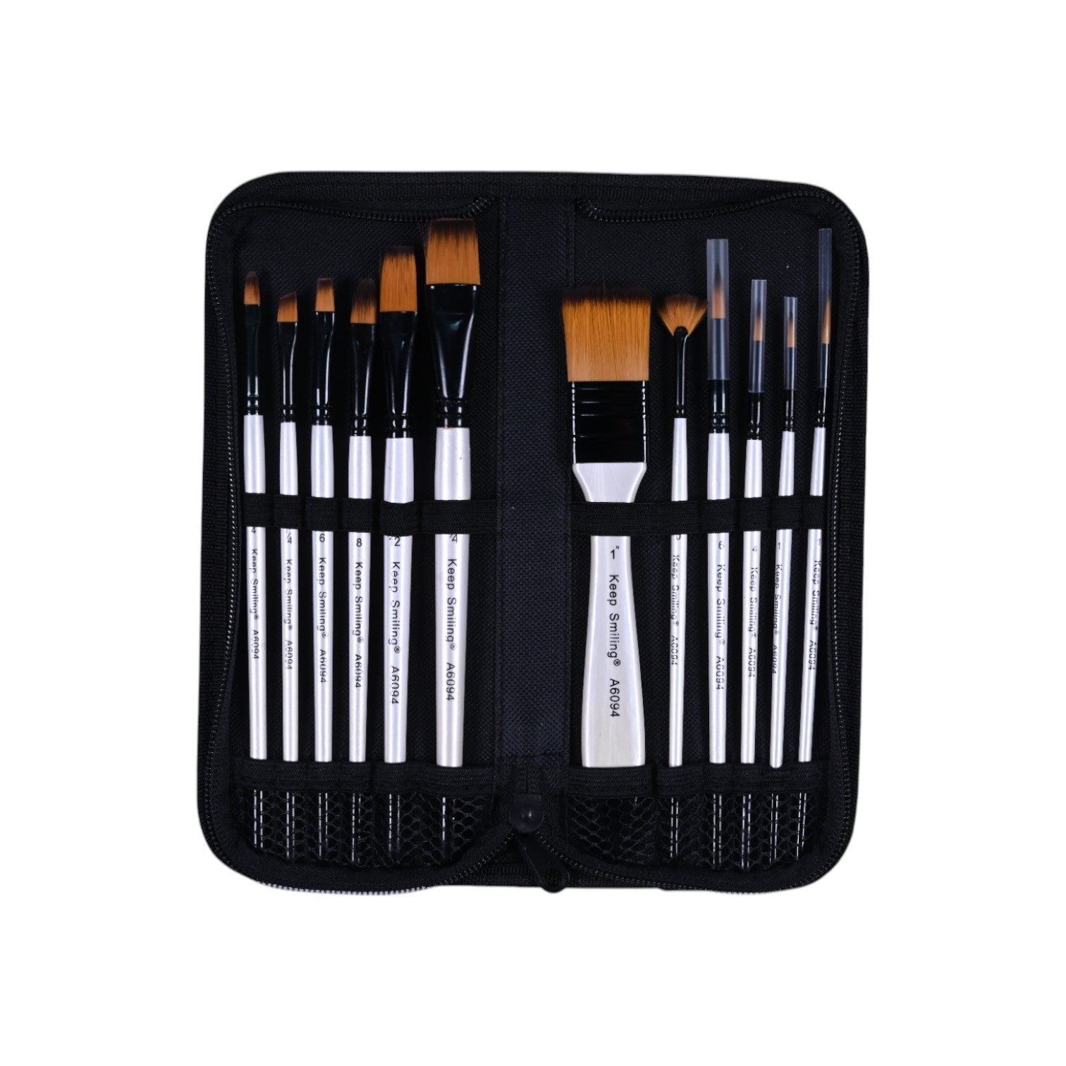 12-Piece Valuet Brush Set with Storage Wallet