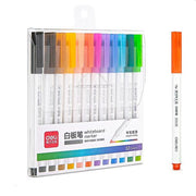 Deli Whiteboard Marker Set 12 Colors