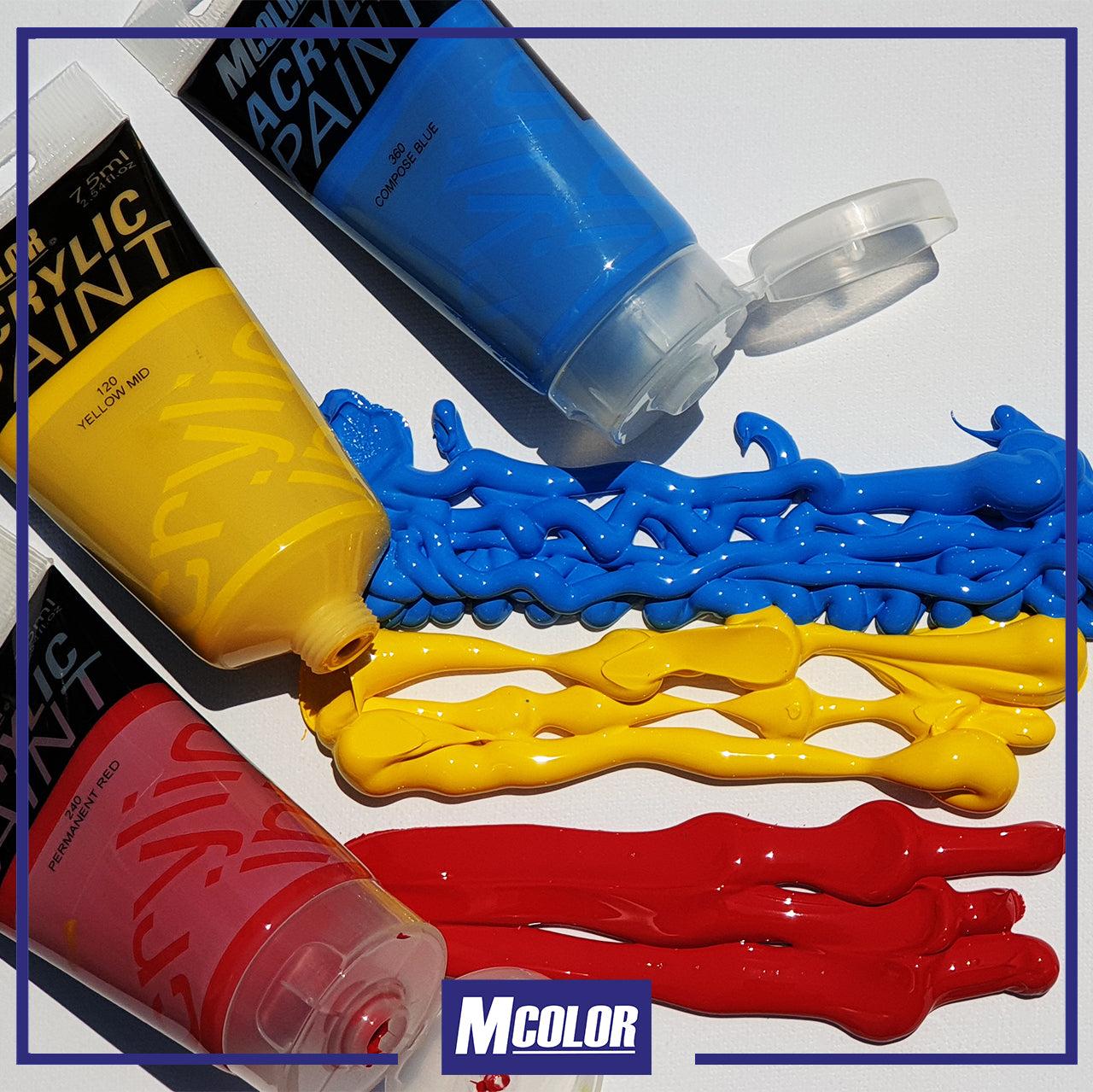 MColor Acrylic Tubes 75ml