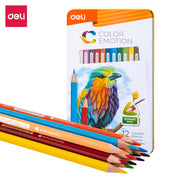 Deli Colored Pencils-12 Colors