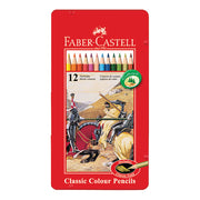Faber Castell Classic Color Pencil Tin 12 Colors