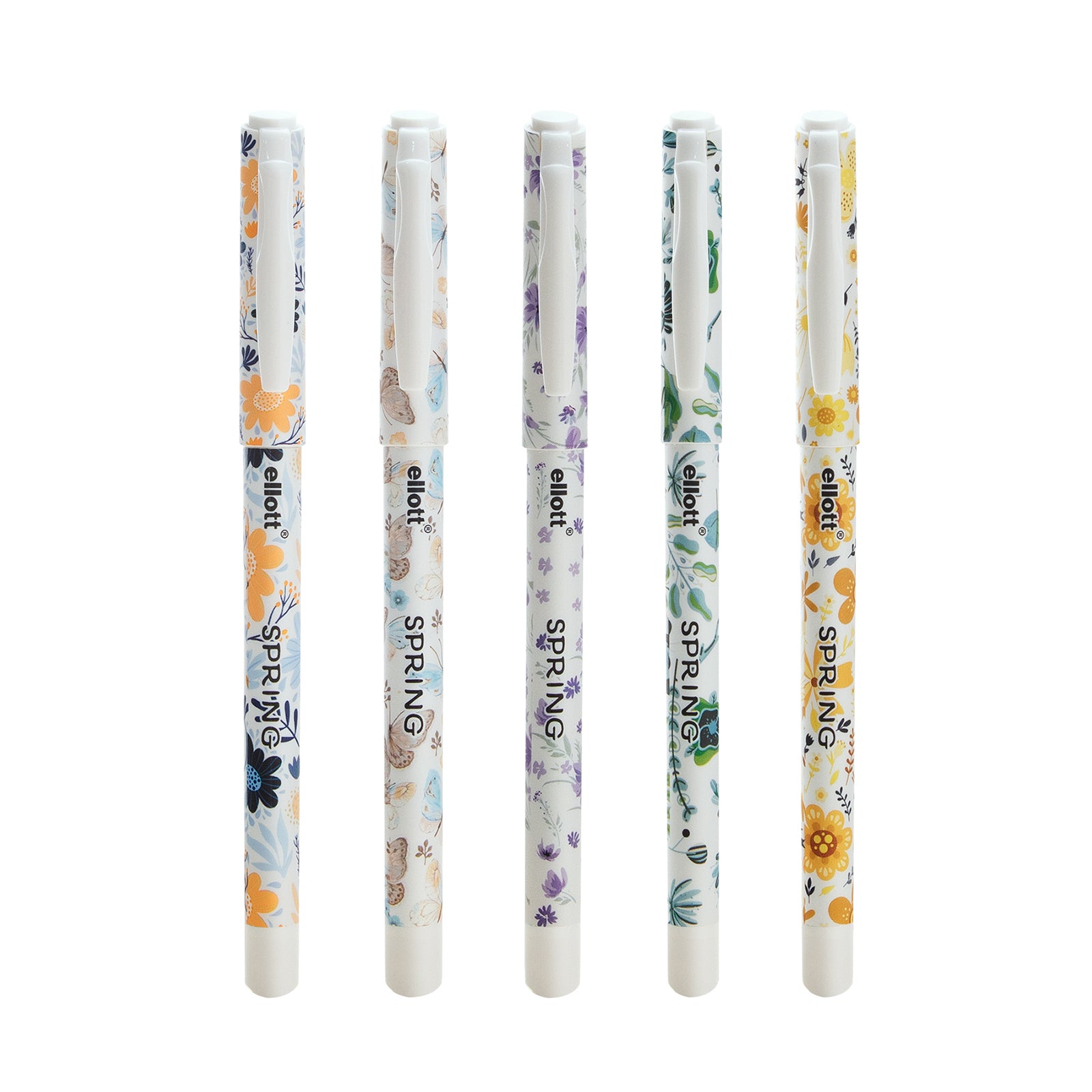 Ellott Spring Design Blue Pen