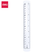 Deli Transparent Ruler 20CM