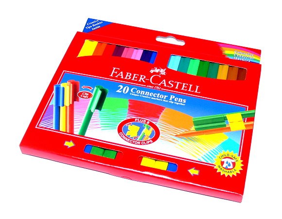 Faber Castell Marker Connector pens 20 Colors
