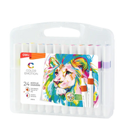 Deli Acrylic Markers 24 Colors