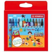 Stabilo Yippy-Wax 24 Colors In Cardboard