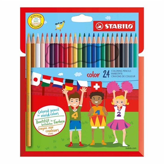 Stabilo Coloring pencils 24 Colors In Cardboard