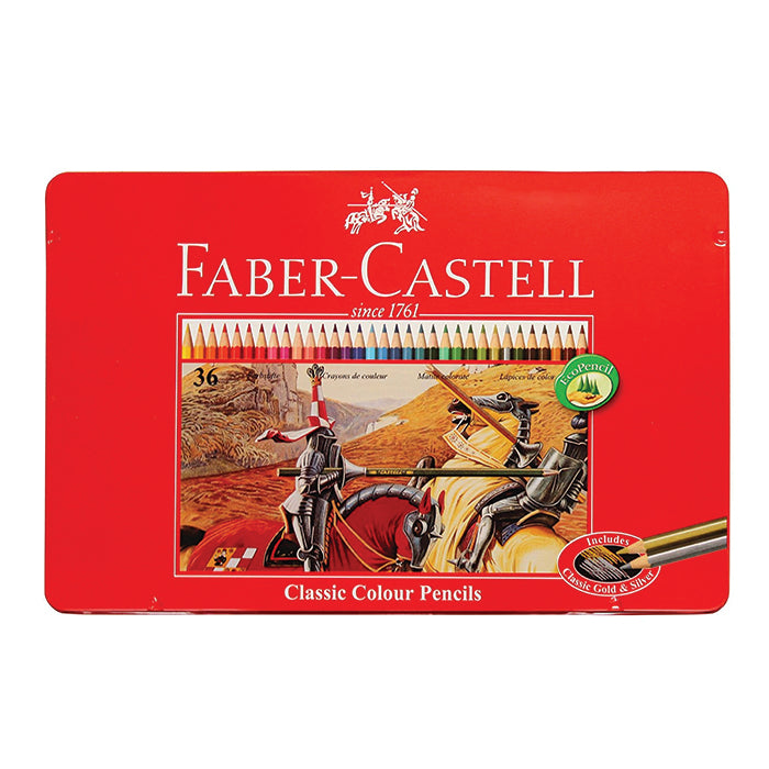 Faber Castell Classic Color Pencil Tin 36 Colors