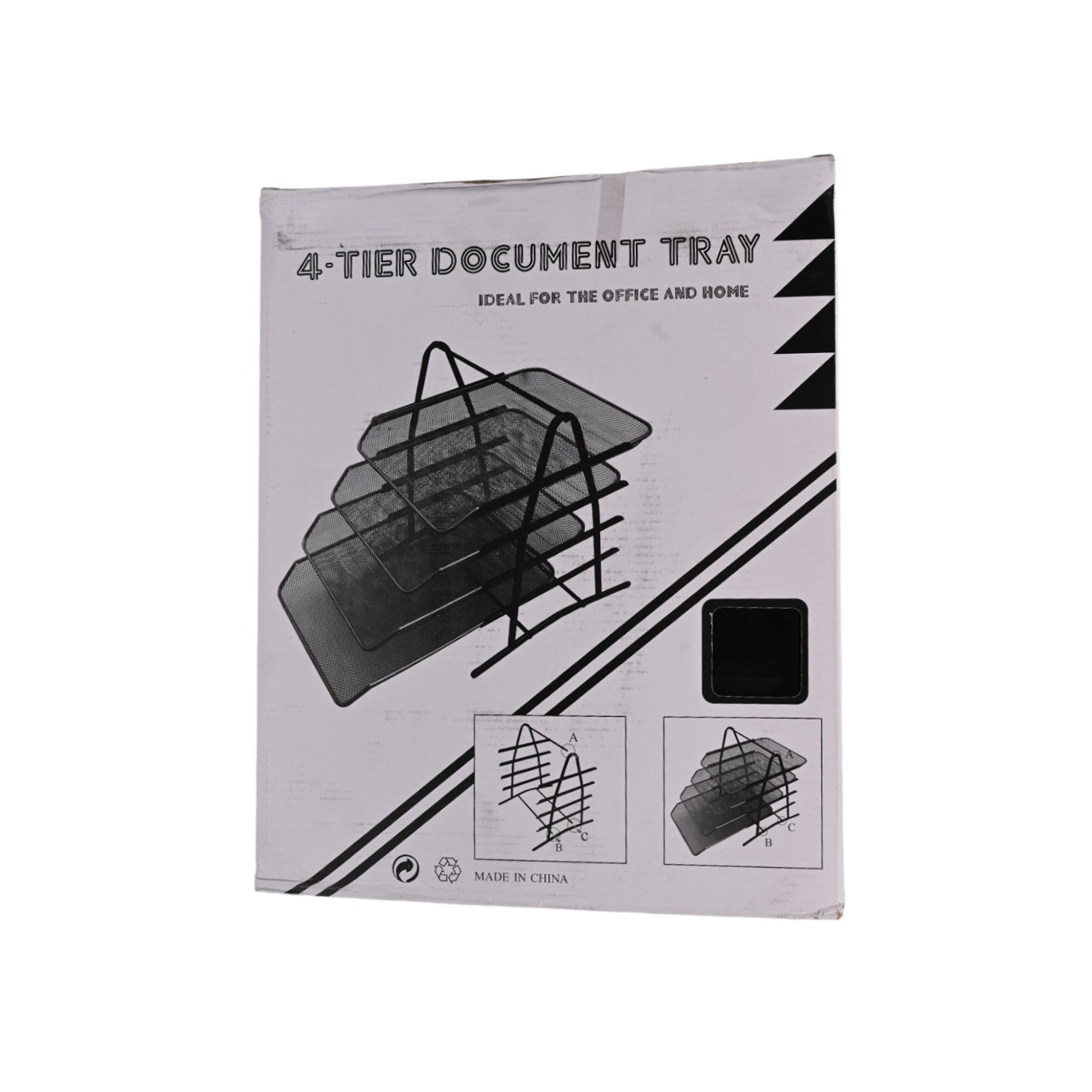 4-Tier Mesh Document Tray