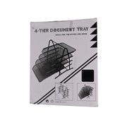 4-Tier Mesh Document Tray
