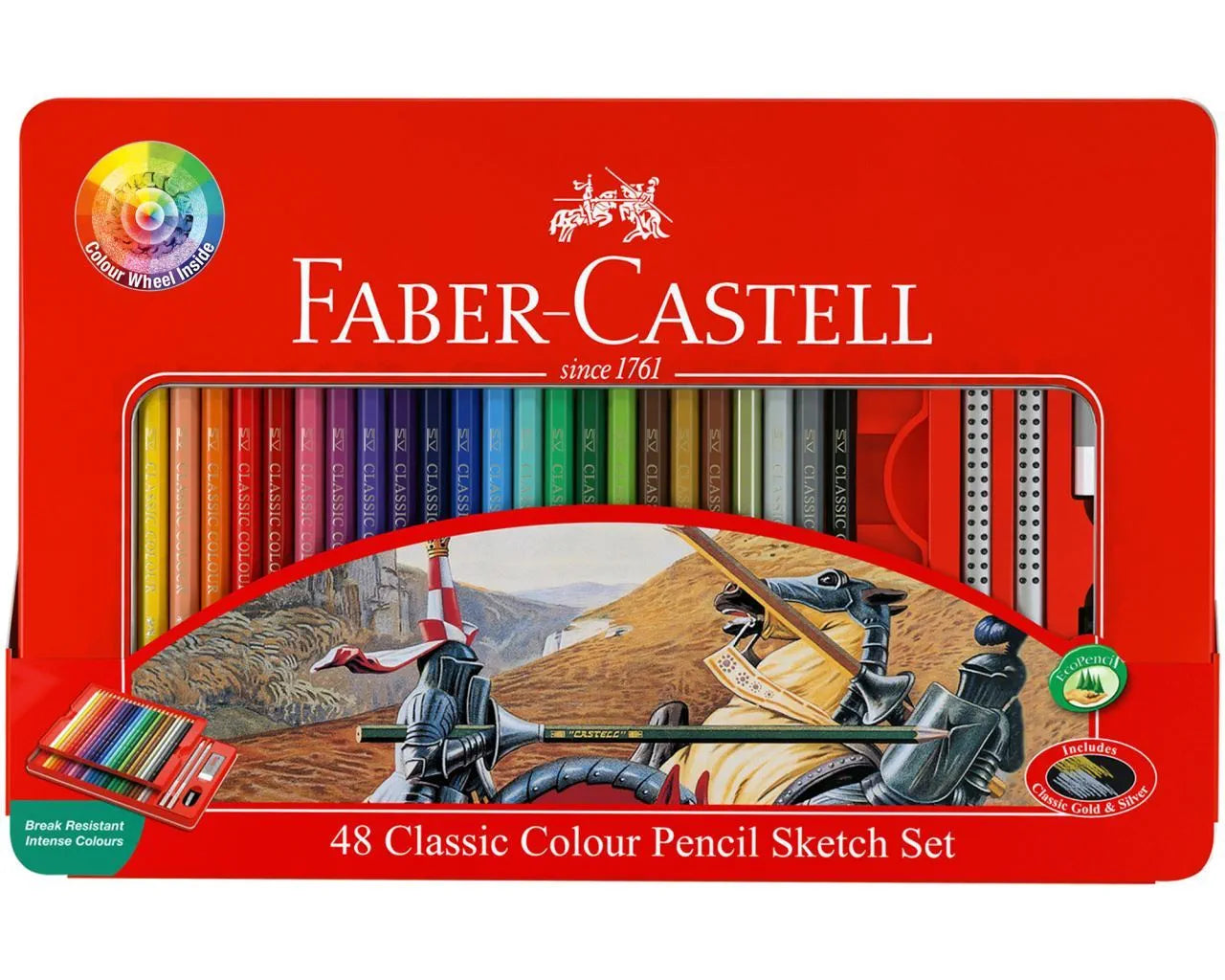Faber Castell Classic Color Pencil Tin 48 Colors