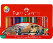 Faber Castell Classic Color Pencil Tin 48 Colors