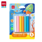 Deli Plasticine Clay 6 Colors