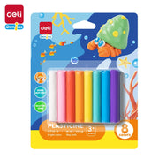 Deli Plasticine Clay 8 Colors