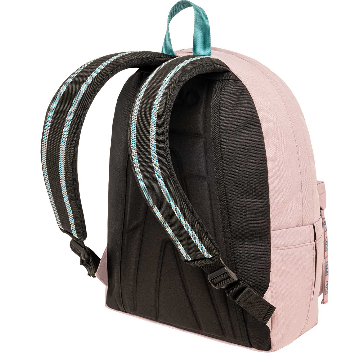Polo Pink School Bag with Floral Accent