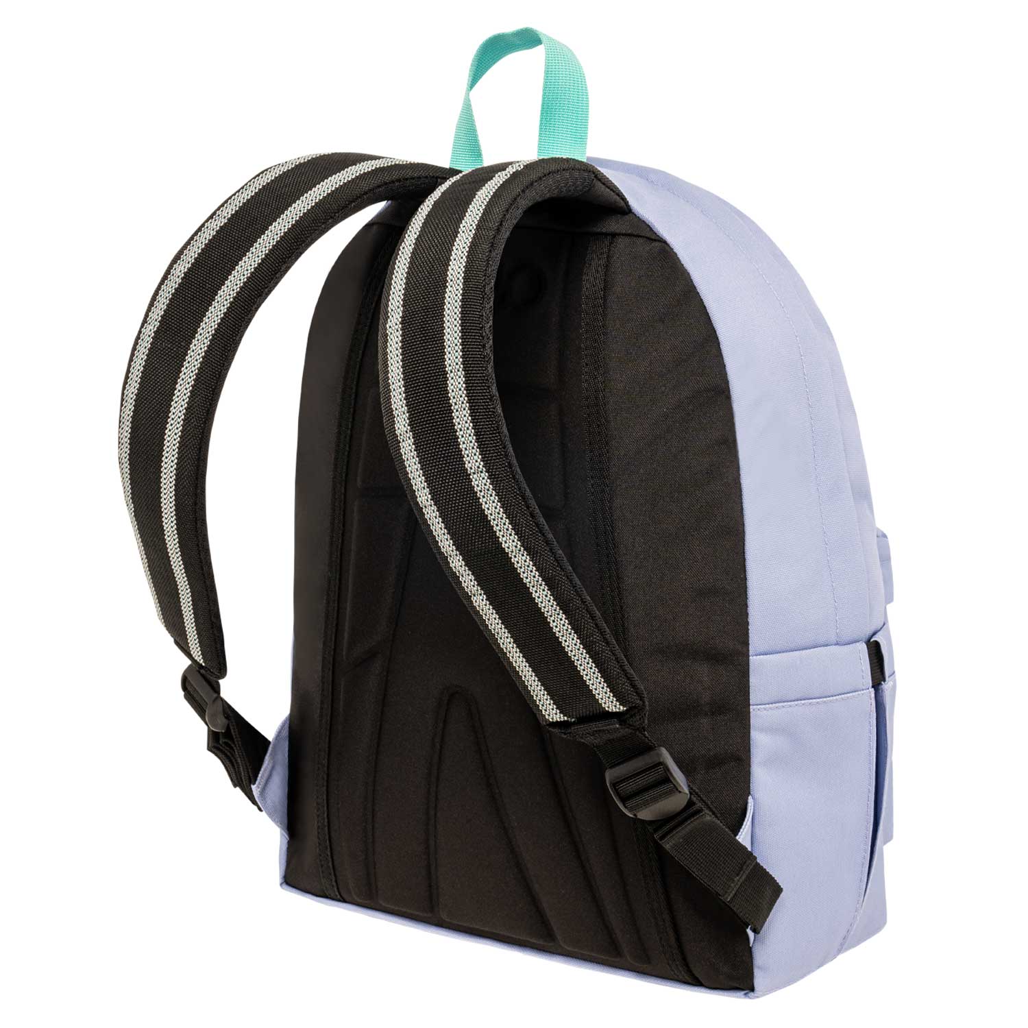 Polo Light blue School Bag with Floral Accent