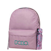 Polo Lilac & Petrole Bag With Scarf