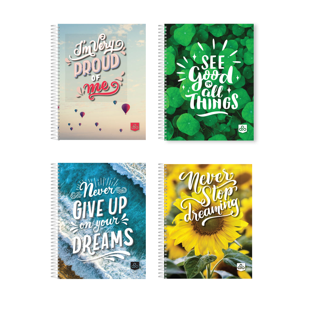 OPP Picture Squared 192 Sheets Spiral Notebook
