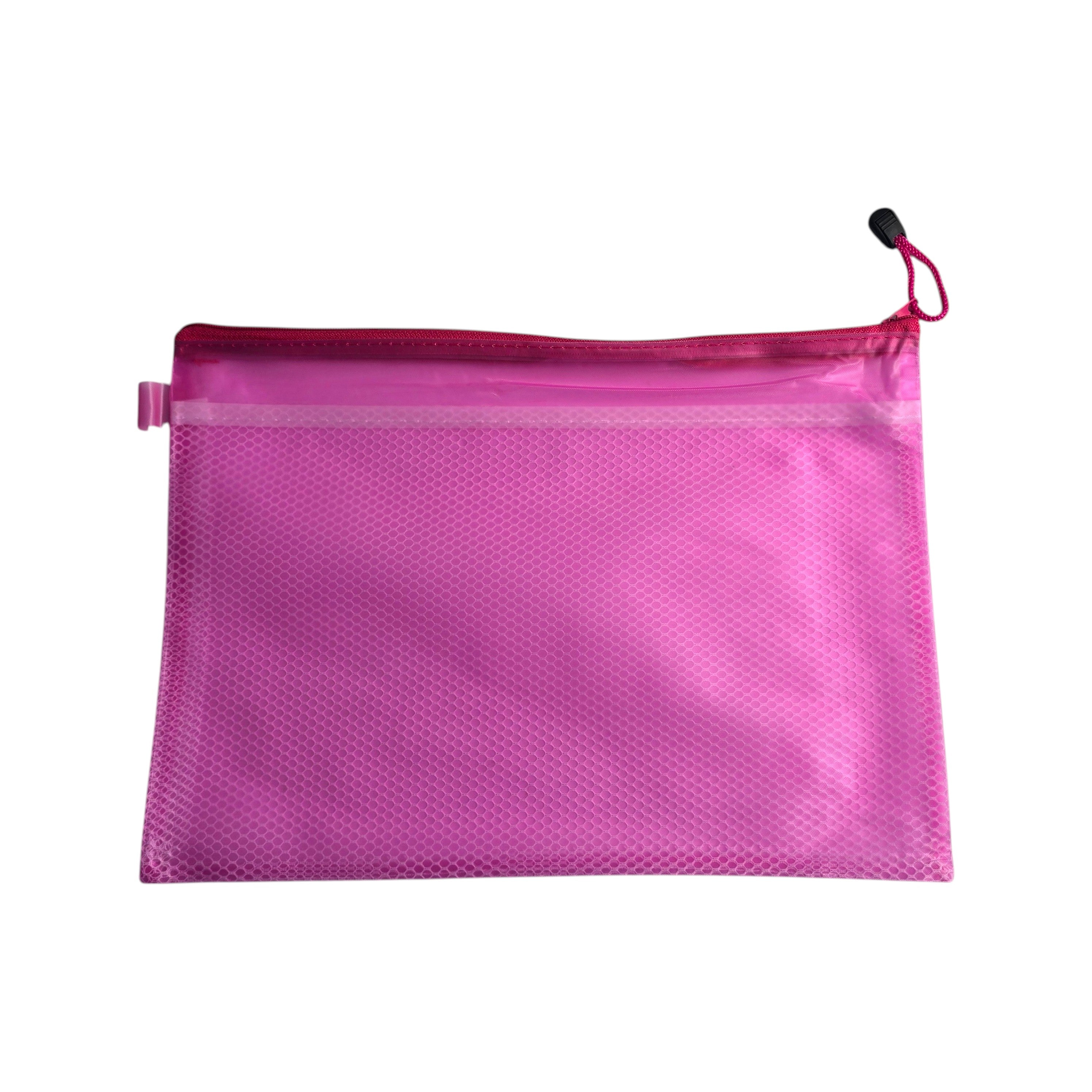 A4 Mesh Zipper Document Bag