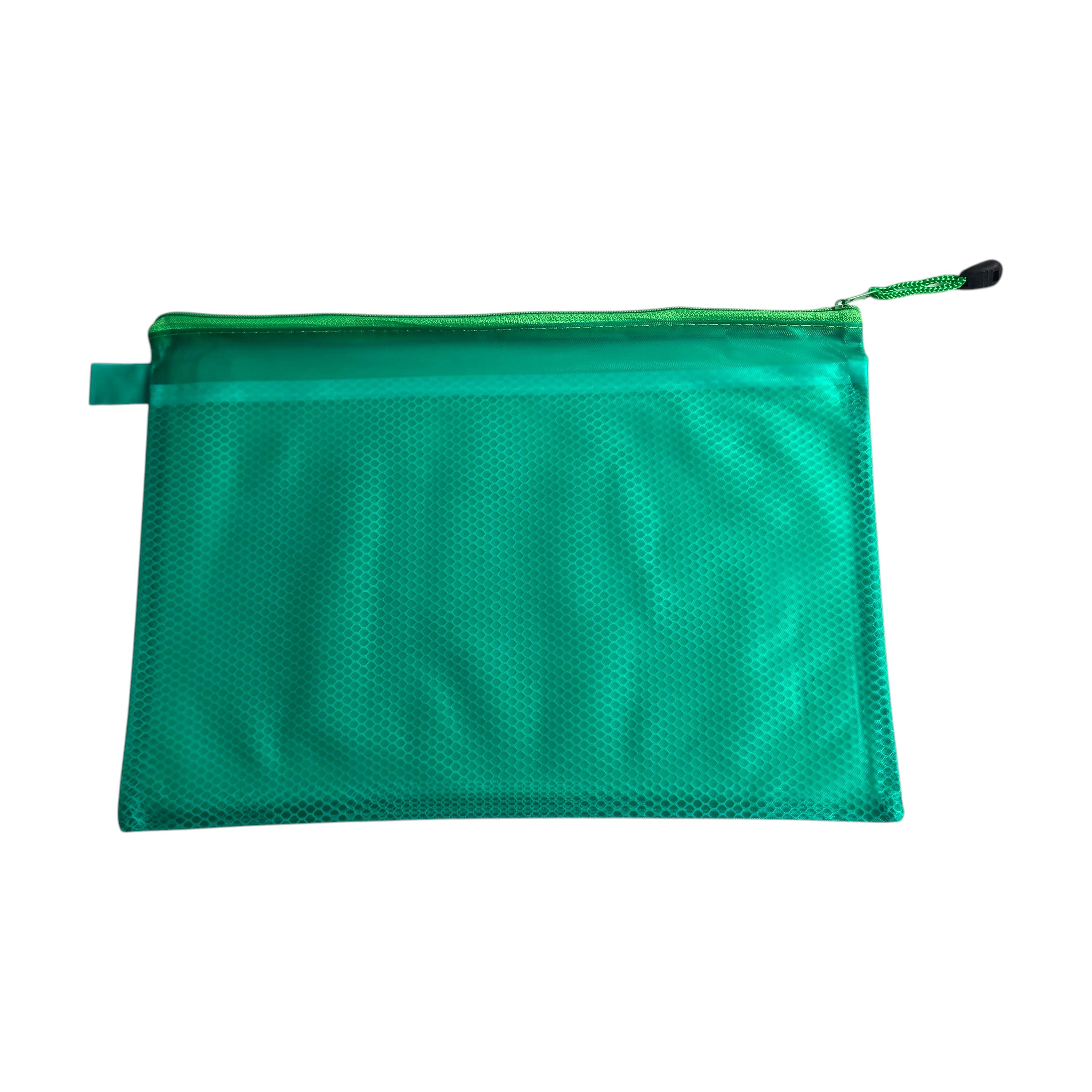 A4 Mesh Zipper Document Bag
