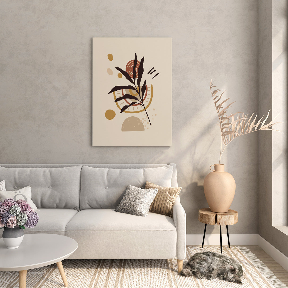 Abstract Boho Canvas