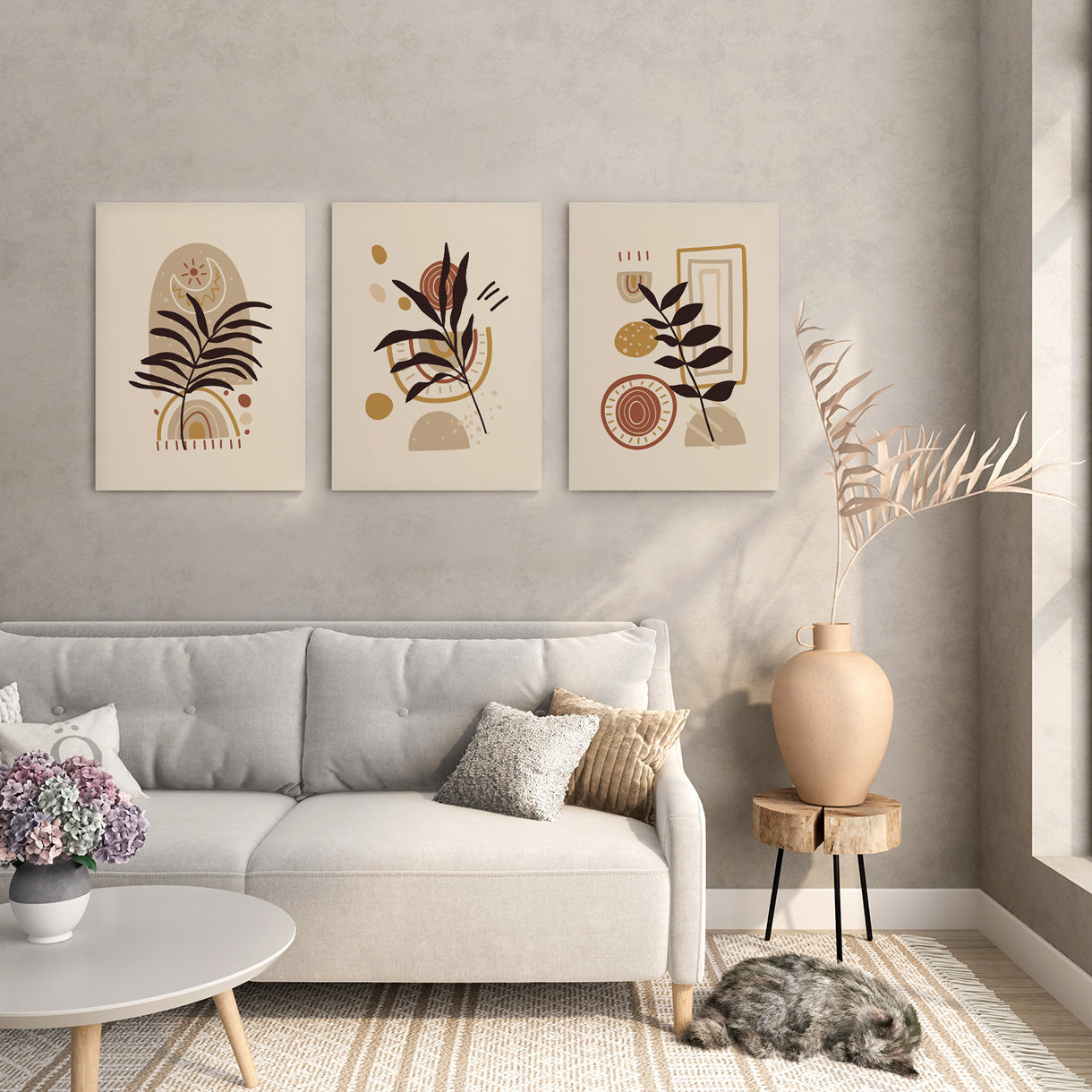 Abstract Boho Canvas