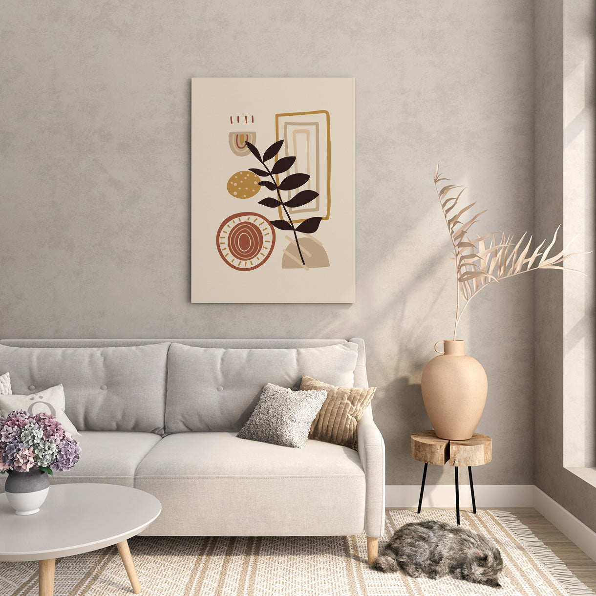 Abstract Boho Canvas