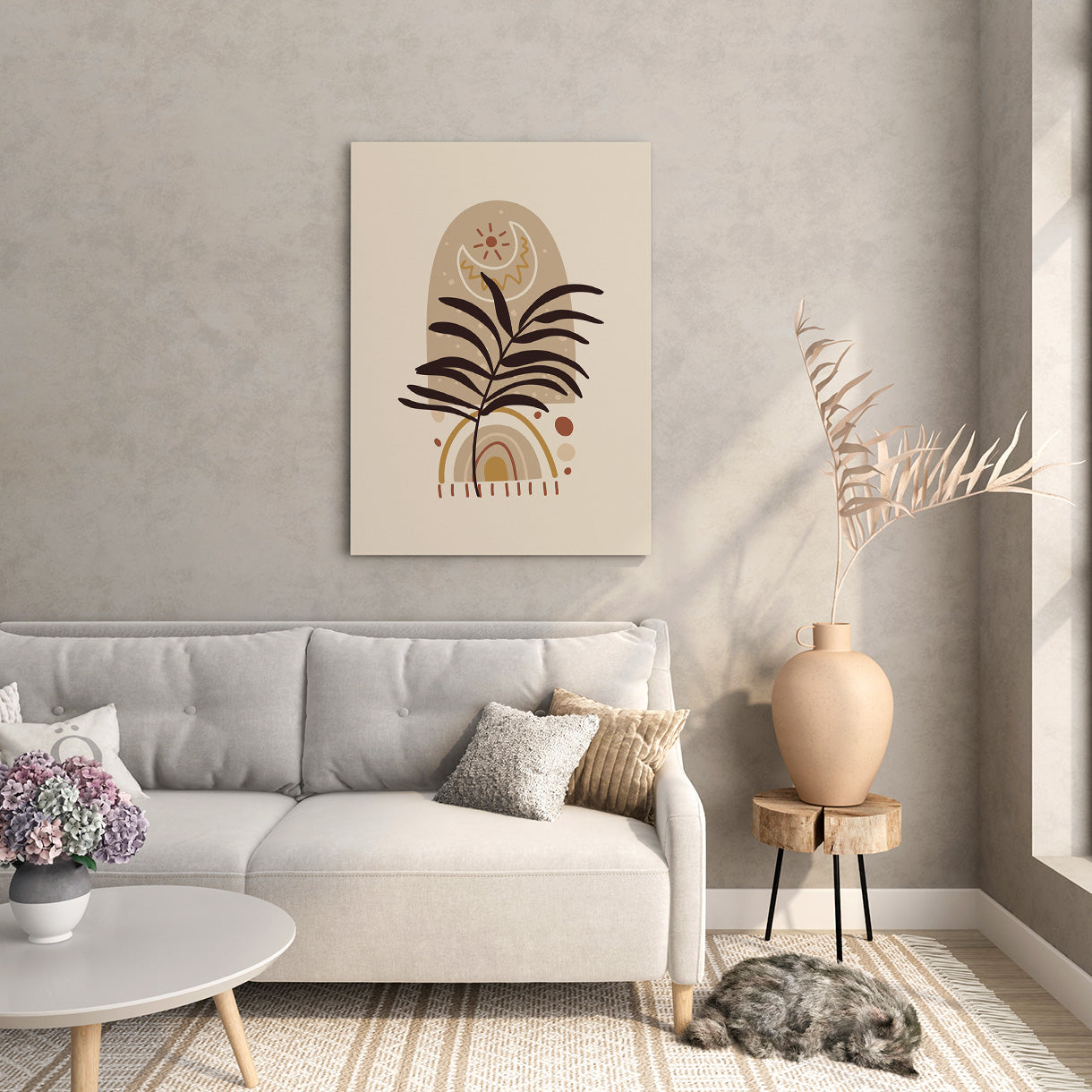 Abstract Boho Canvas