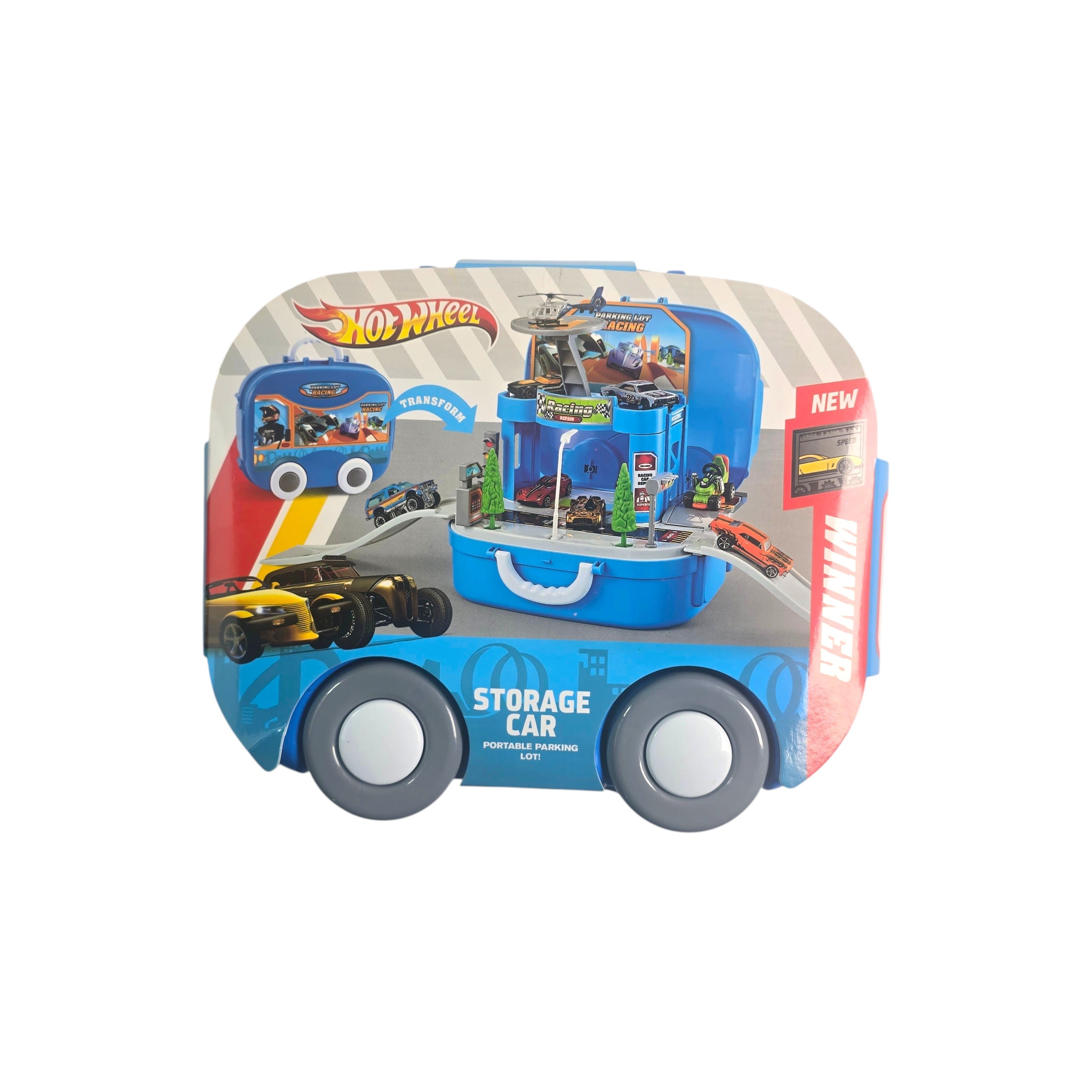 Storage Car Portable Parking Play Set