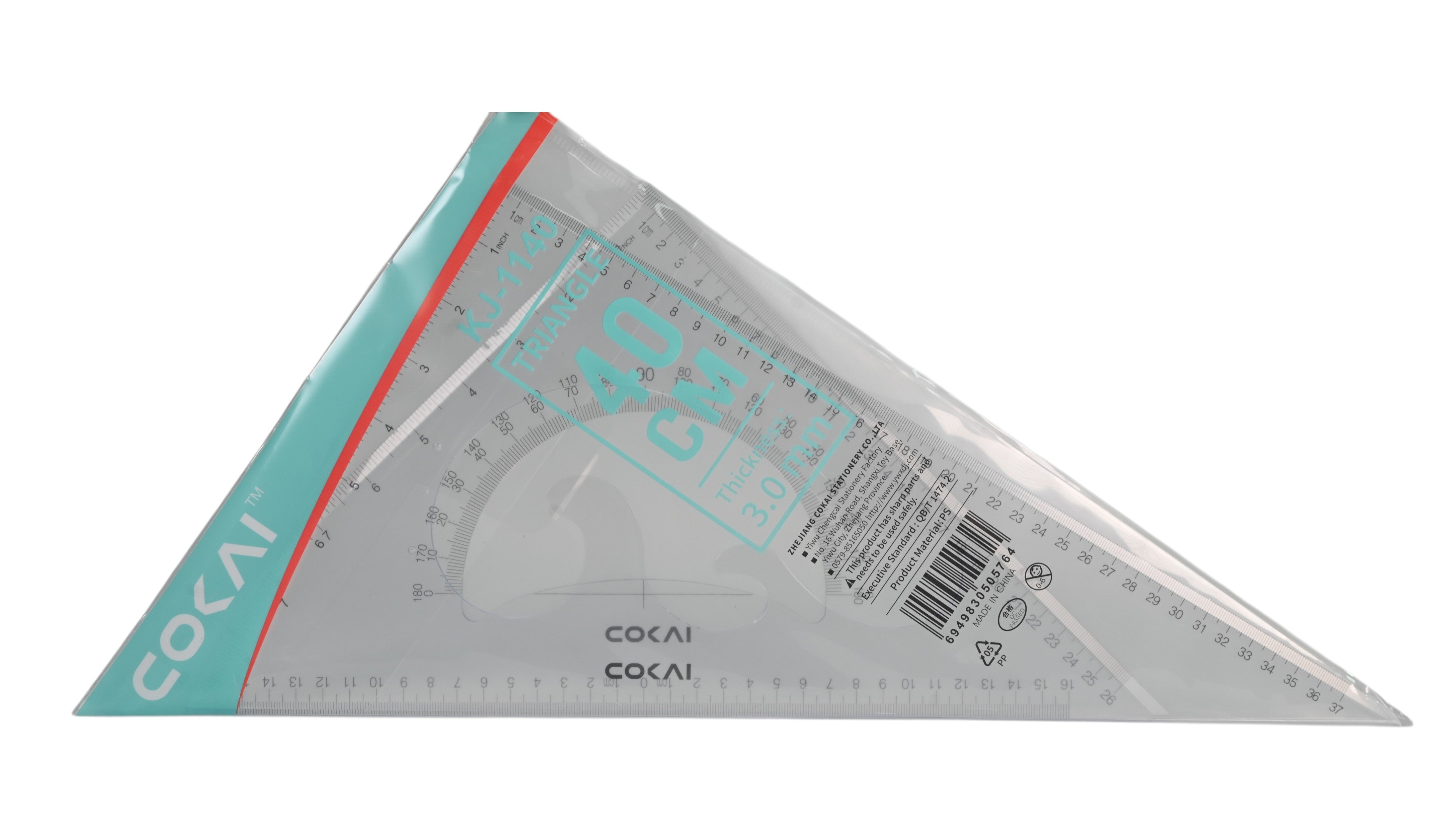 40cm Triangle Set Square Ruler – Al Deraset