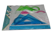 30cm Geometric Ruler Set