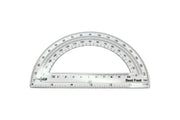 Transparent Half Circle Protractor 180°