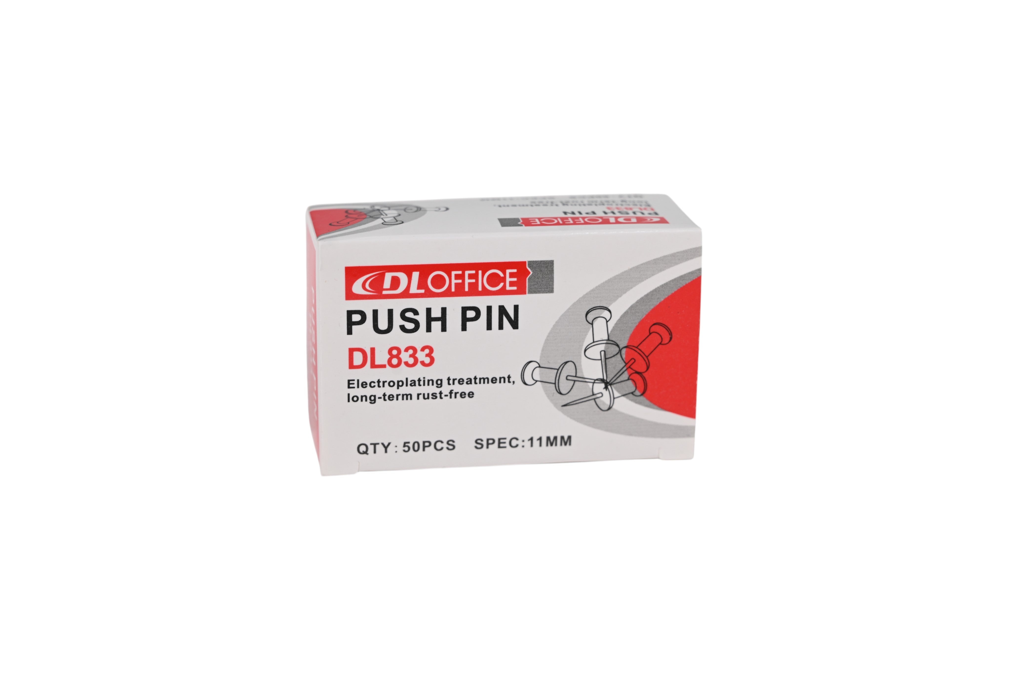 DL Office Push Pins Colored