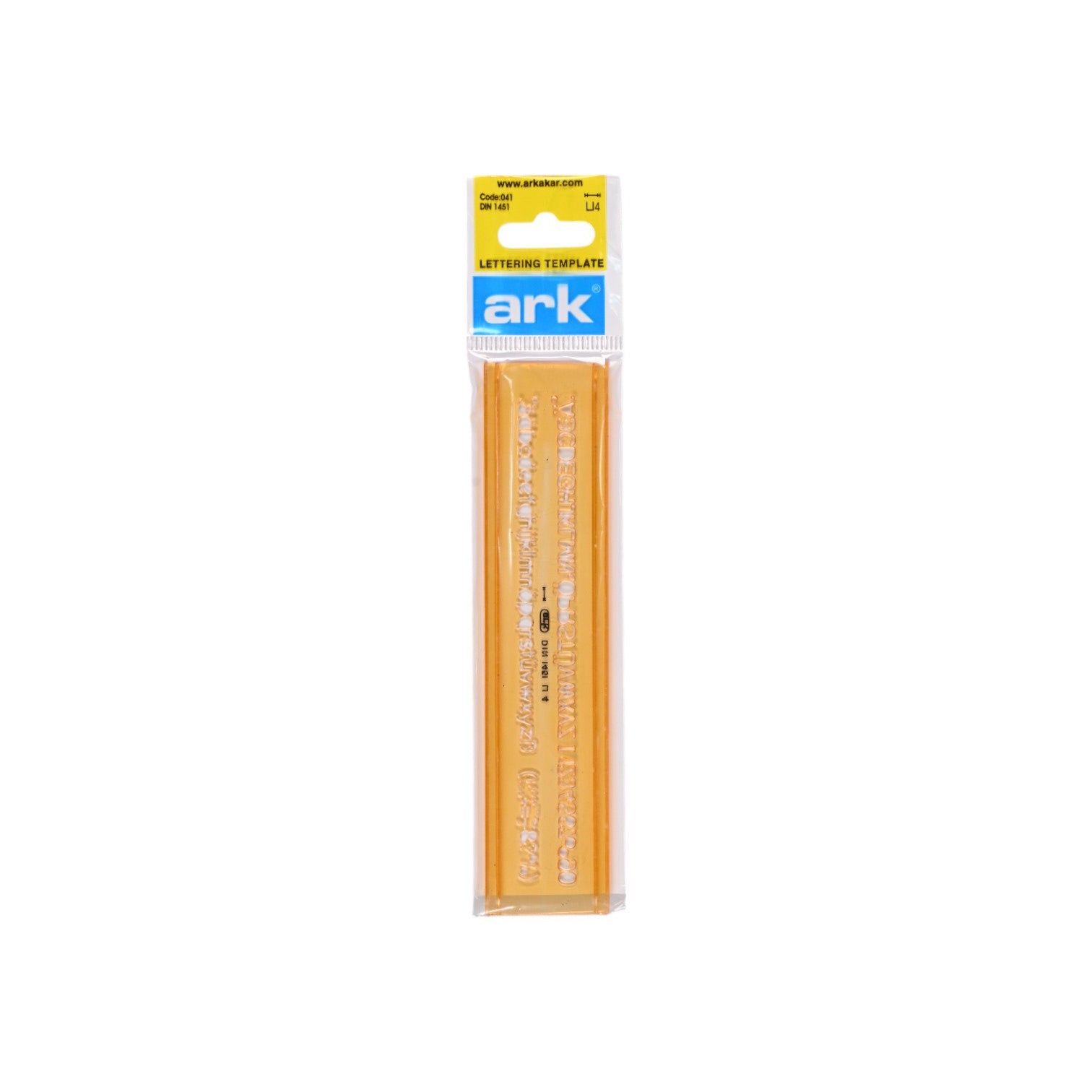 Lettering Template Ruler