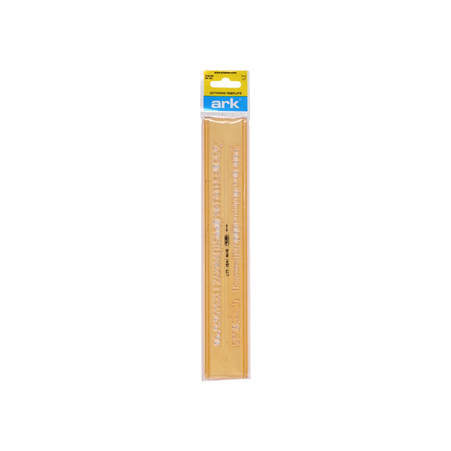 Lettering Template Ruler