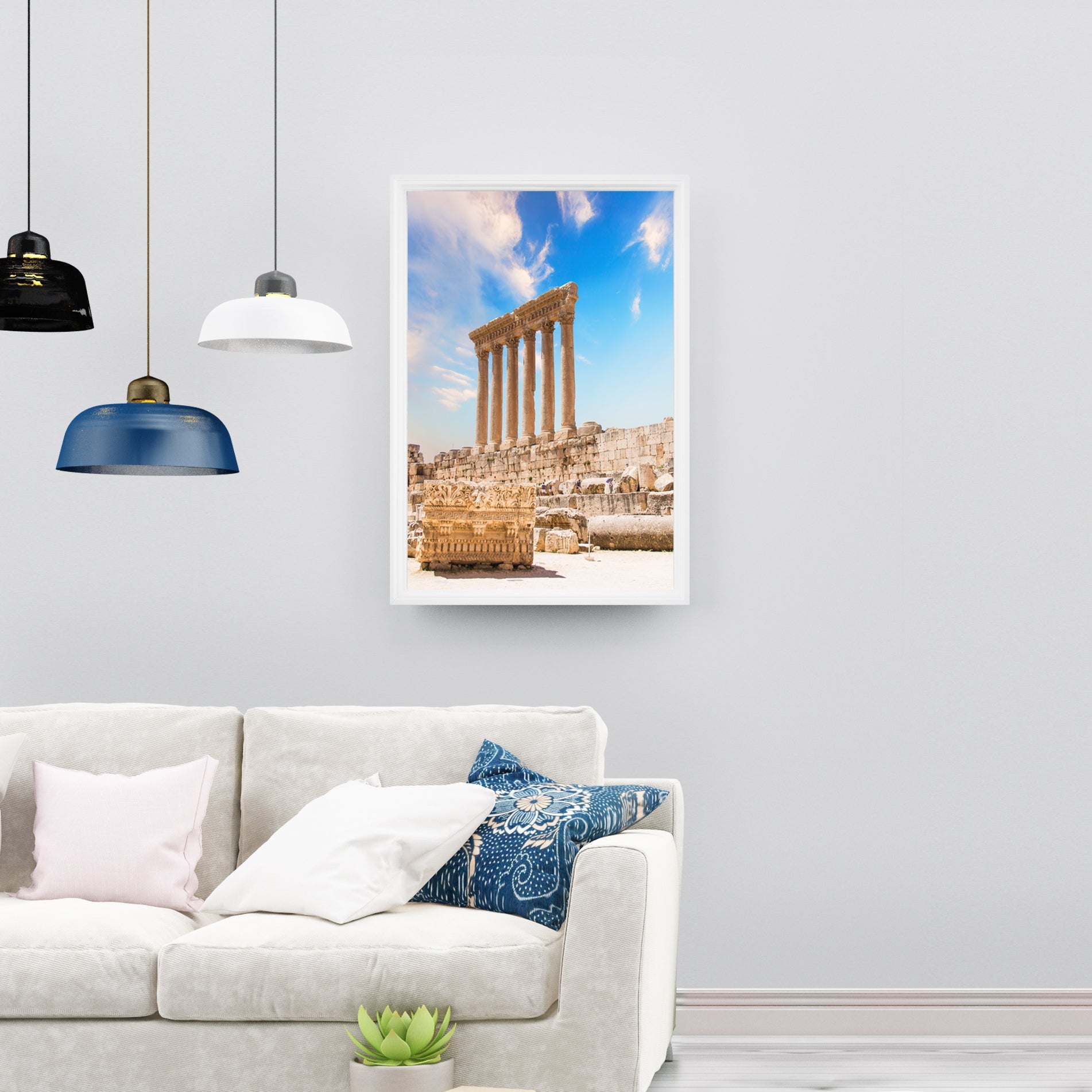 Baalbek Columns Poster