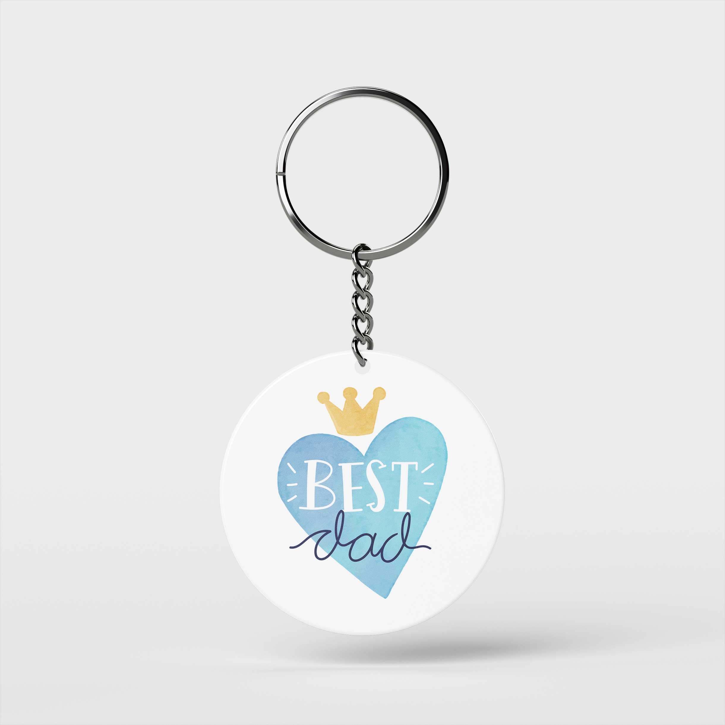 Best Dad Keychain