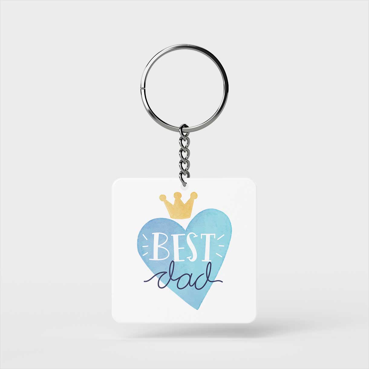 Best Dad Keychain
