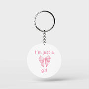 Bow Girl Keychain