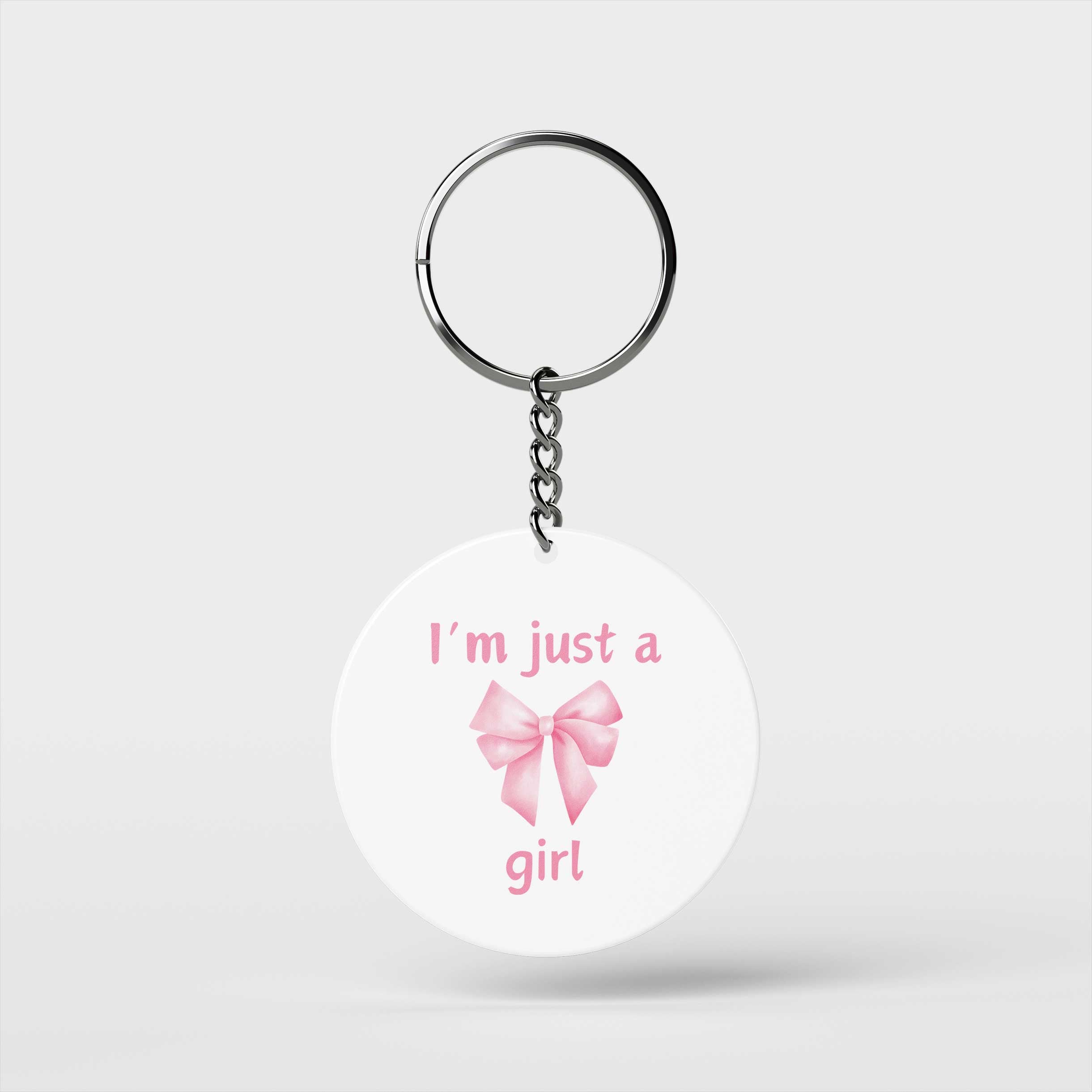 Bow Girl Keychain