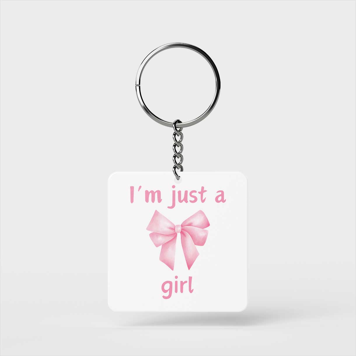 Bow Girl Keychain