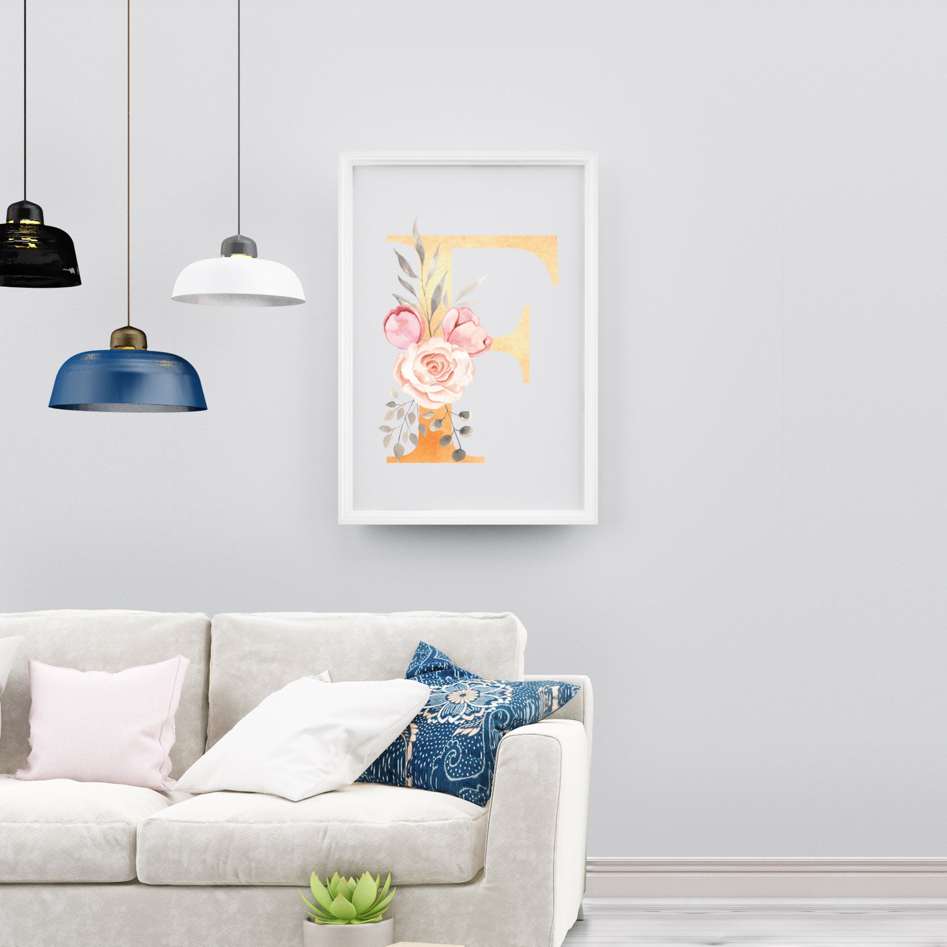 Blossom Letters -AN- Poster