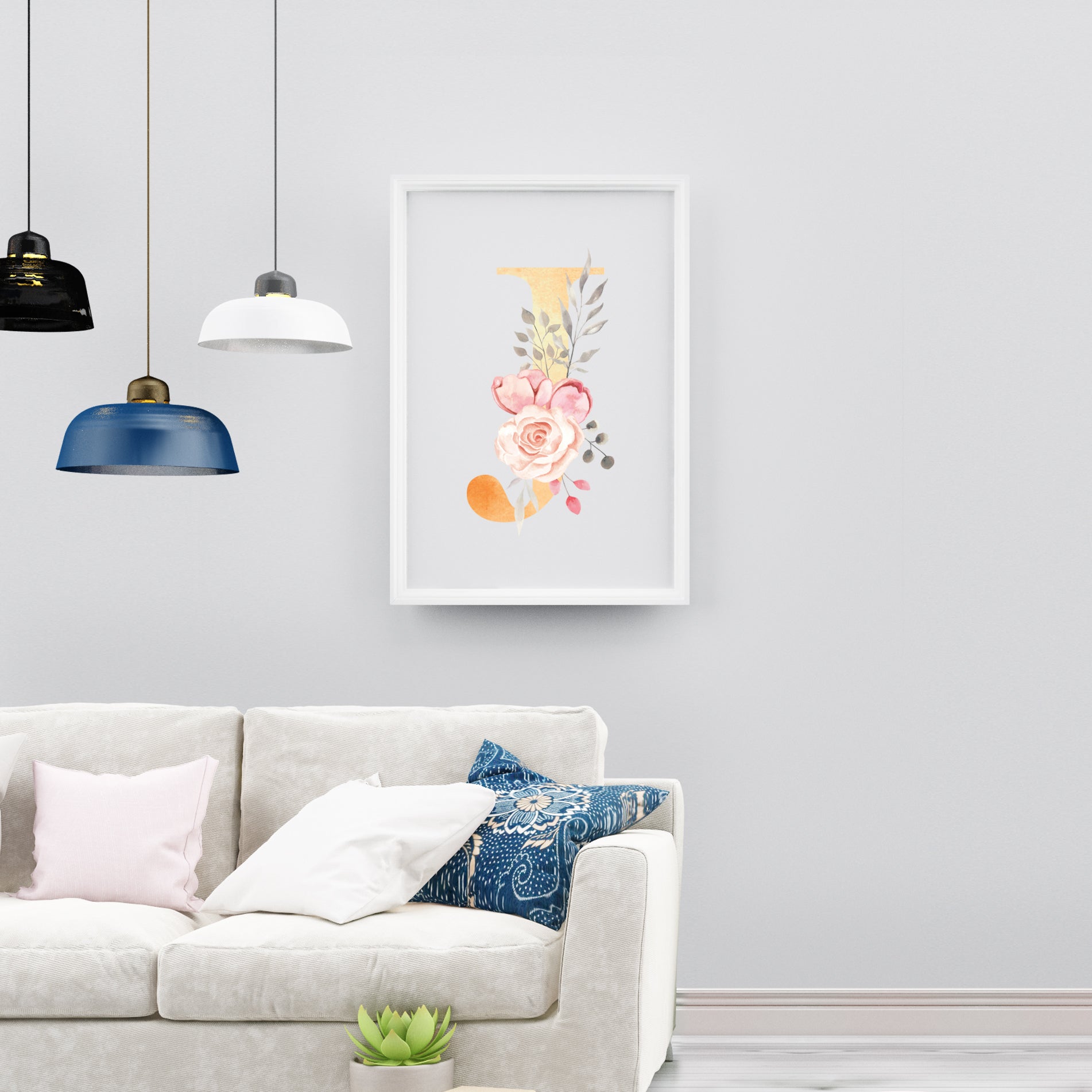 Blossom Letters -AN- Poster