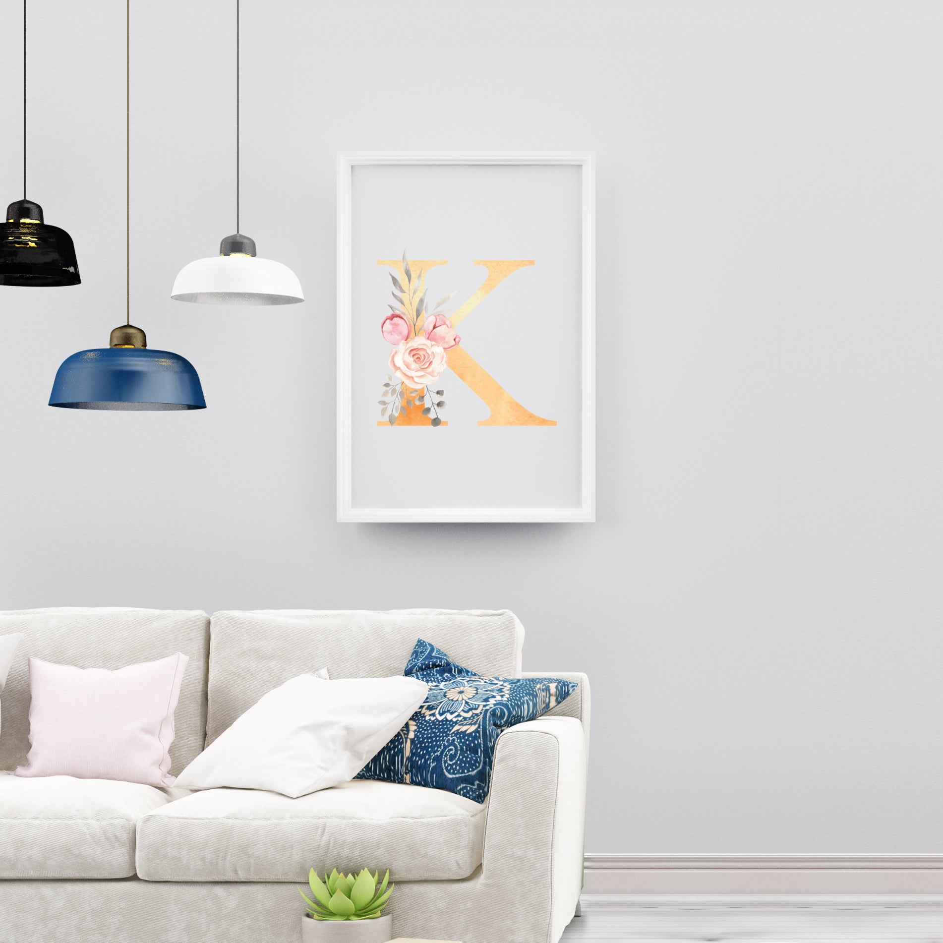 Blossom Letters -AN- Poster