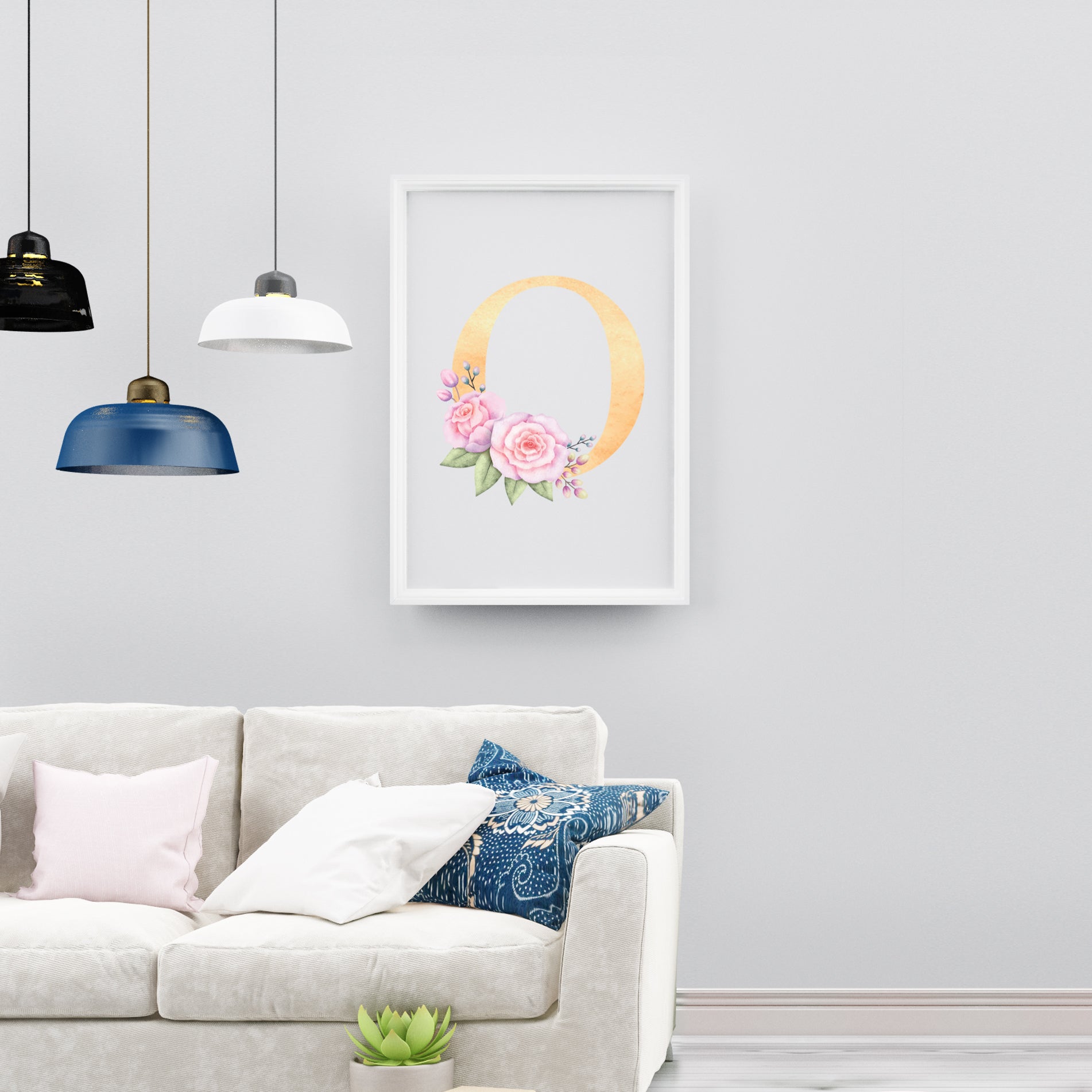 Blossom Letters -OZ- Poster
