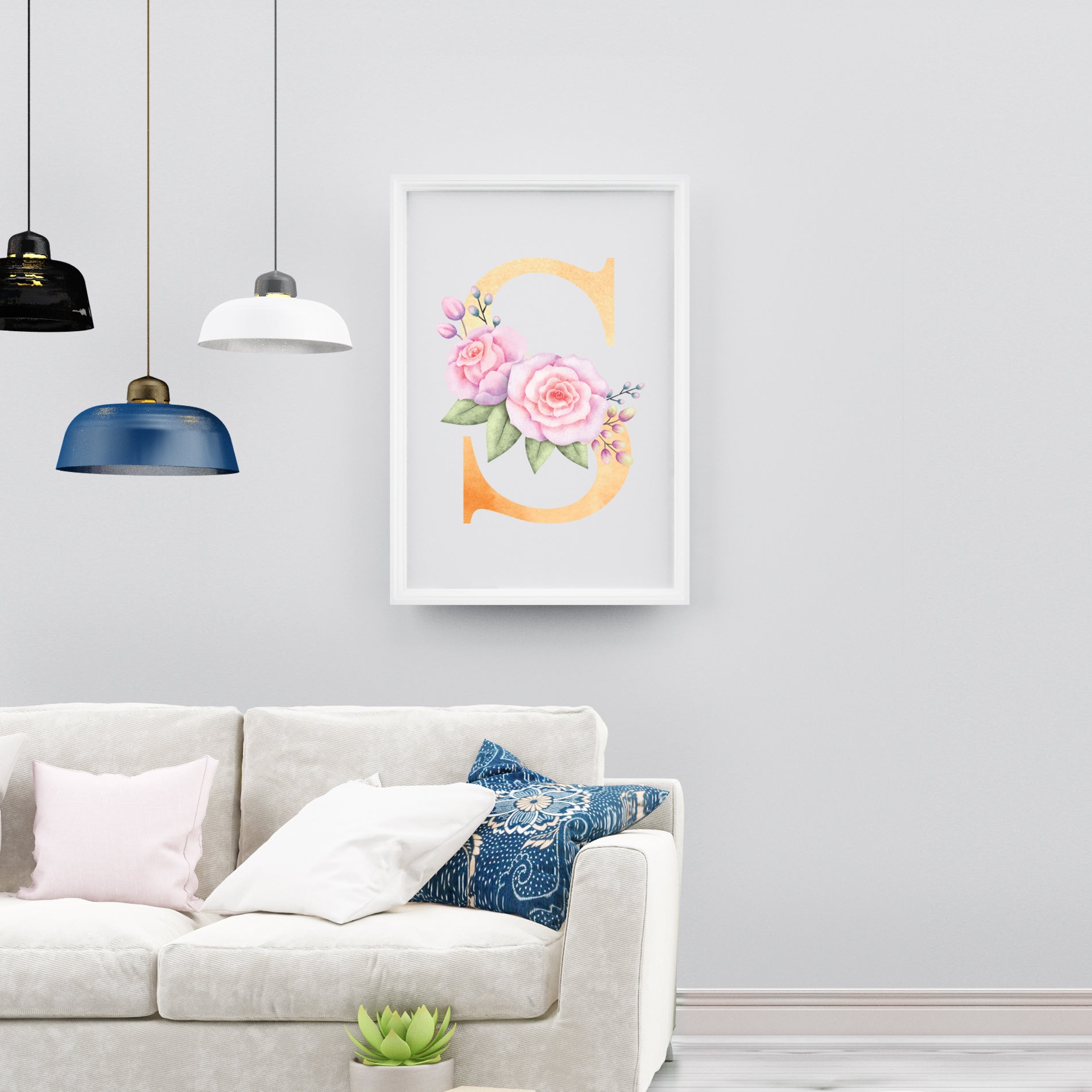Blossom Letters -OZ- Poster