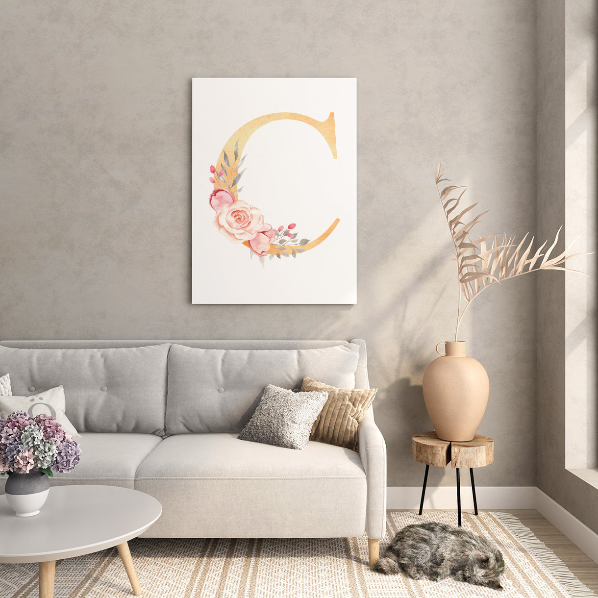 Blossom Letters Canvas