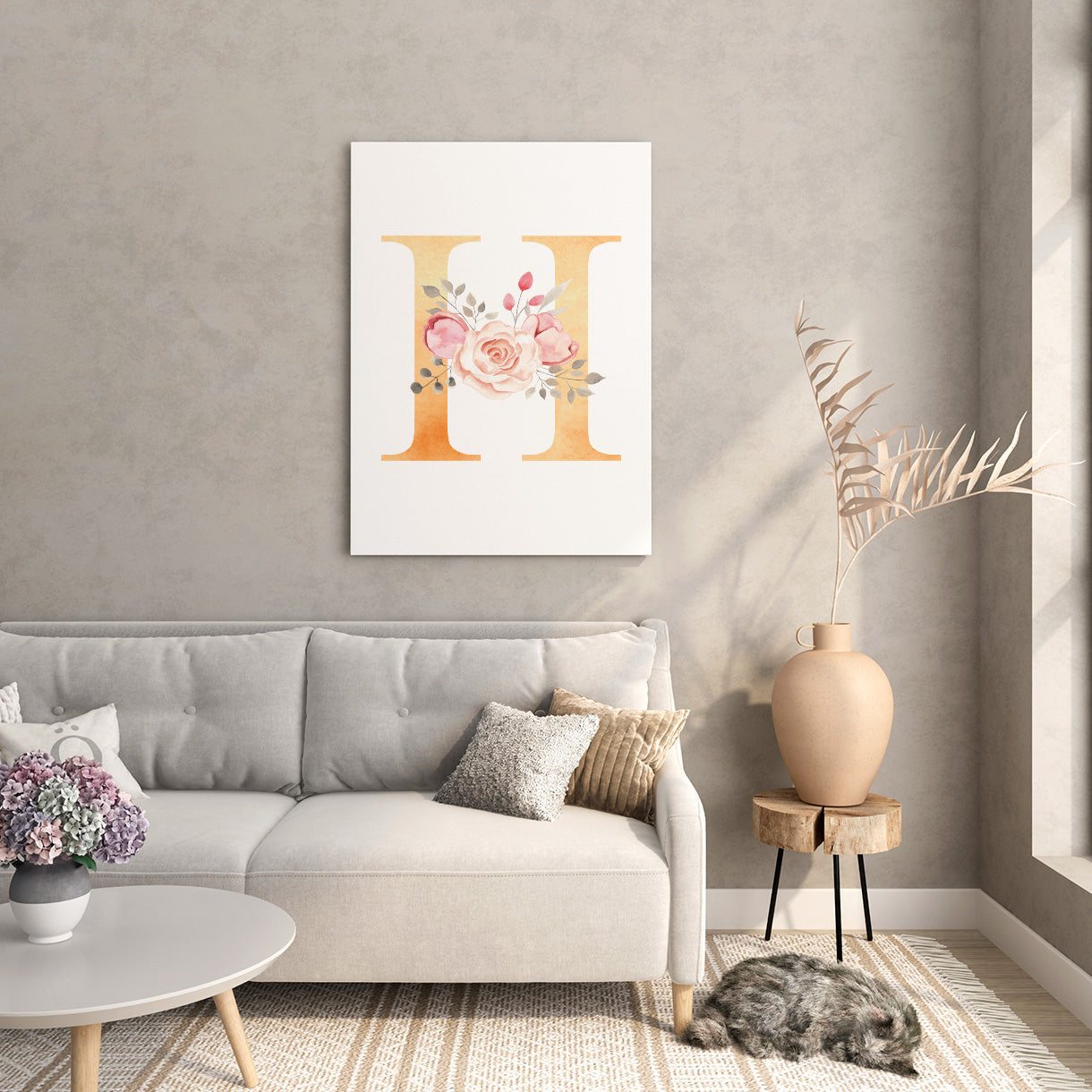 Blossom Letters Canvas